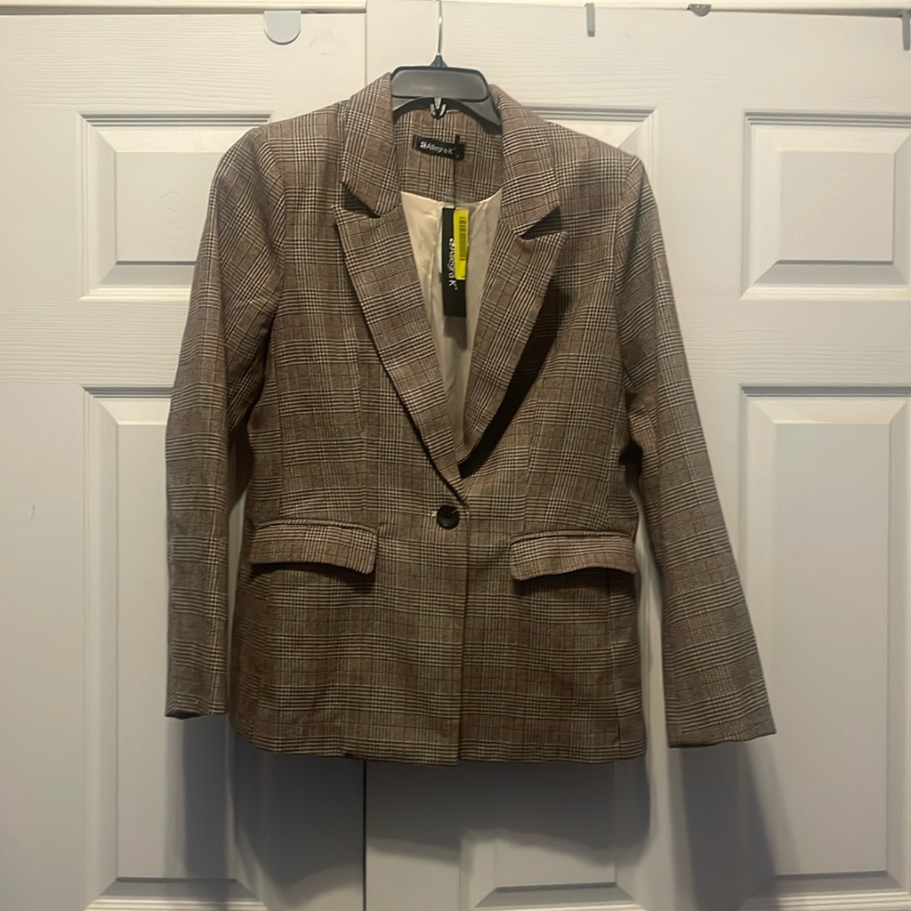 Nwt Brown Suit Coat